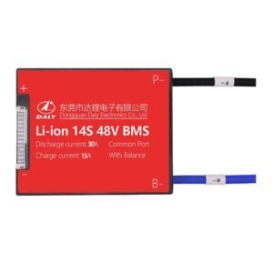 BMS DALY 14S 52V 30A Liion Batería Autobalanceo