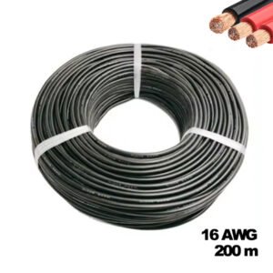 Cable 16AWG 200M Negro