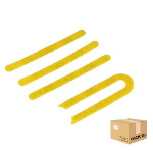 Pack 20-Pegatina reflectante para Patinete Xiaomi M365 Amarilla