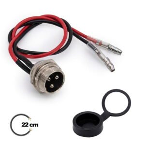 Puerto de carga GX16 con Conector bala